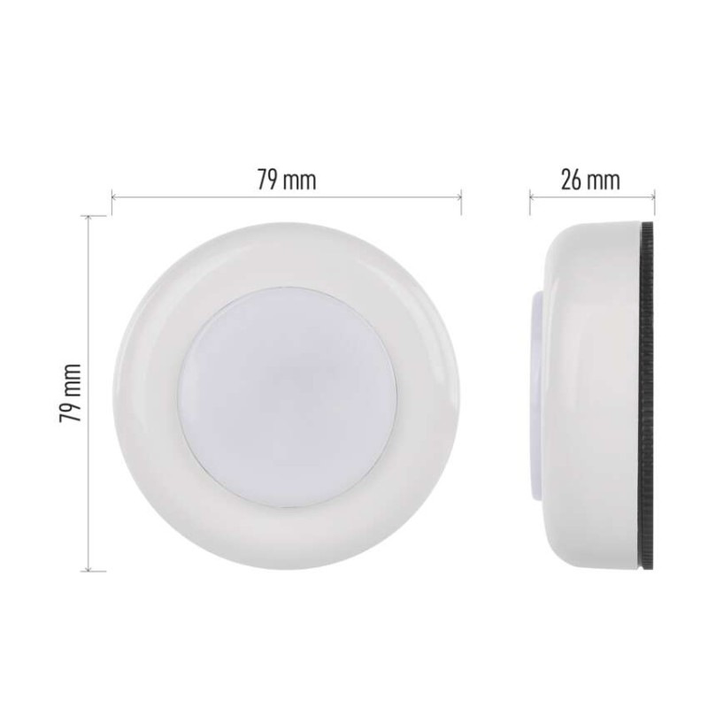 LED nočné svetlo P4722 na 3× AAA, 10 ks, display box 11