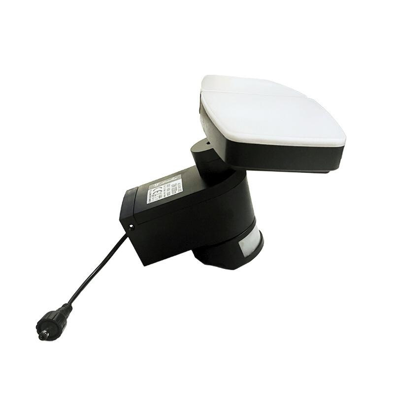 LED čierne vonkajšie solárne svietidlo so senzorom 12W / 3000K - 4100K - 6500K - LS023 17