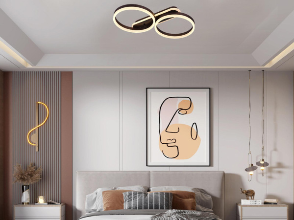 LED stropné svietidlo s diaľkovým ovládačom 60W - J3362/BR 6