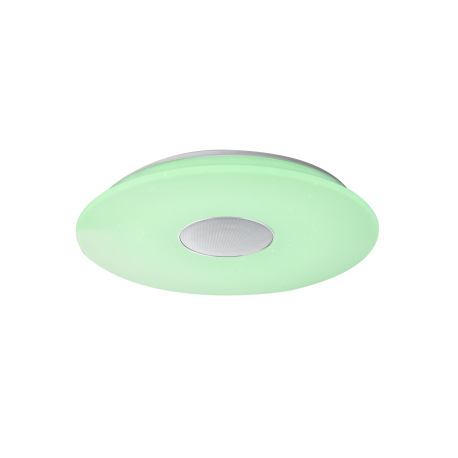 Stropné svietidlo, biele, plast opál, s 6W 70db reproduktorom, Bluetooth, zmena farby svetla 3000-60 14