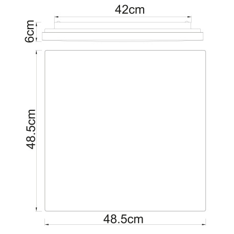 Stropné svietidlo, kov biely, plast v imitácii dreva, akryl, kompatibilné s Google Assistant a Alexa 10