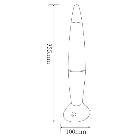Dekoratívne svietidlo, plast sivý a priehľadný, prevádzka s batériou alebo adaptérom, vypínač, zmena 16