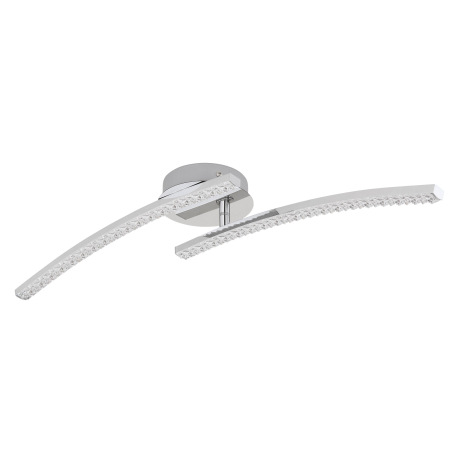 Stropné svietidlo, kov chróm, plast, akrylové krištále priehľadné, nastaviteľné, zmena farby svetla 3