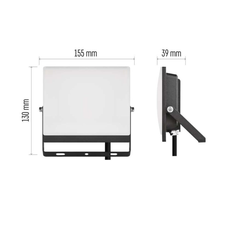 LED reflektor TAMBO EVO, 30 W, 3000 lm, IP65, čierny 4