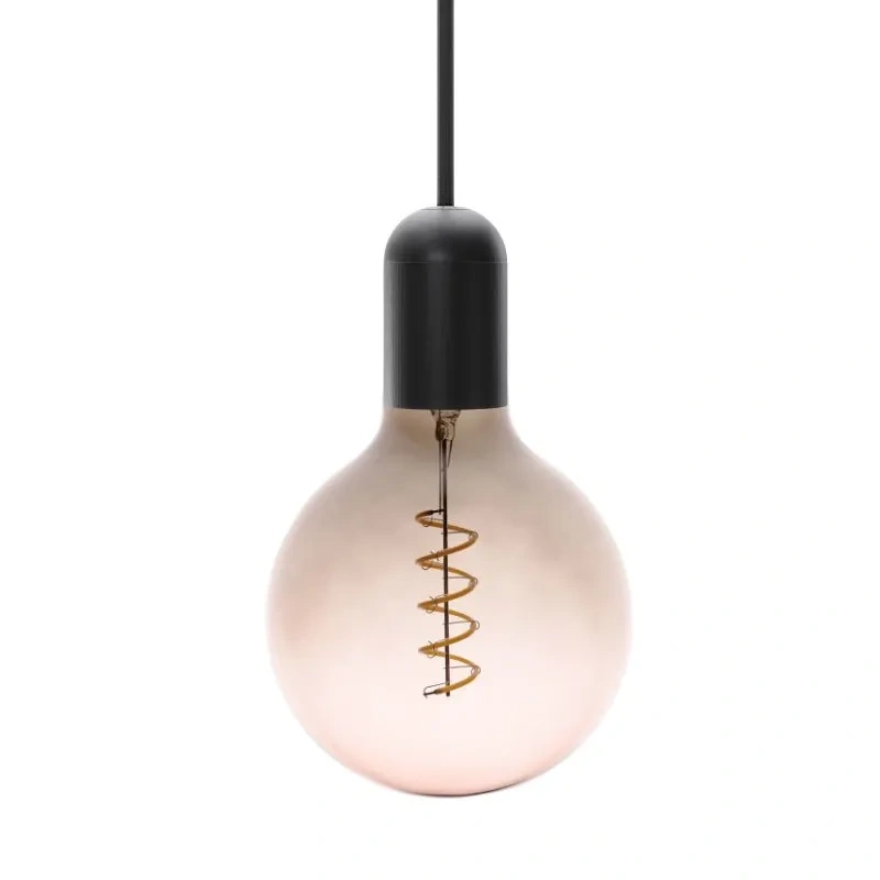 LED dekoratívna žiarovka / filament SPIRAL 4W GREY - PINK - G125 / E27 / 2000K - ZSF123 4