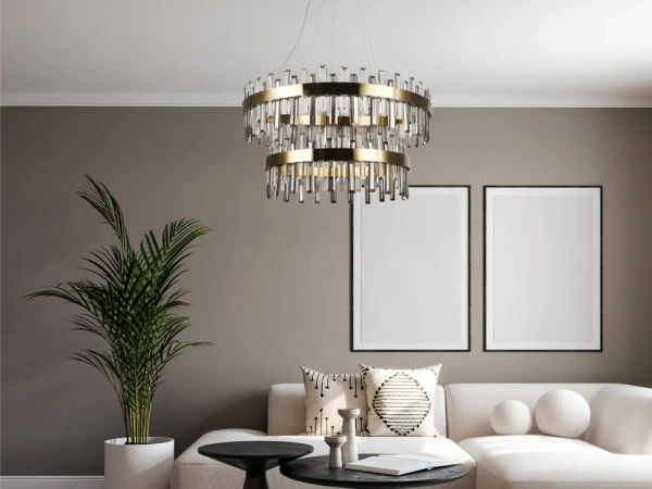 LED krištáľové svietidlo + diaľkový ovládač 190W - J6343/C 6