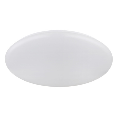 Stropné svietidlo, kov biely, akryl biely, ø: 495 mm, V: 90 mm, vrátane LED 24W 230V, zdroj 2500lm, 9