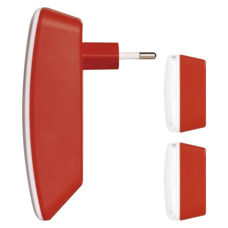 Domový bezdrôtový zvonček bez baterie P5750.2T do zásuvky, s 2 tlačidlami 8