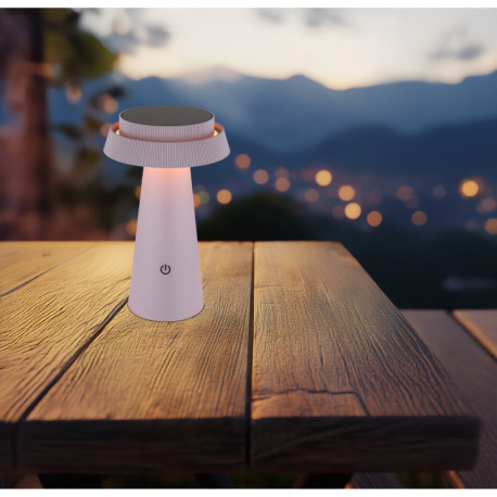 Solárne sv., plast ružový, plast čierny, dotykový stmievač, pamäť, bez adaptéra a kábla USB, bat. CR 1