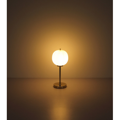 Stojacia lampa kov nikel matný, sklo biele, vypínač, ø: 300mm, V: 1600mm, dĺžka kábla 1800mm, bez ži 5