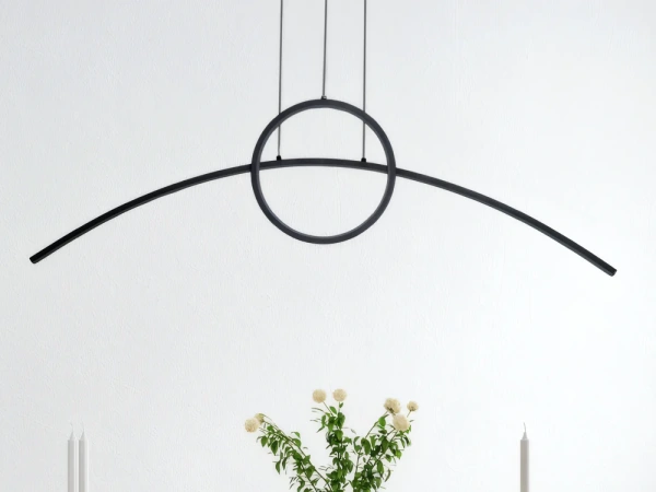 LED závesná lampa na lanku + diaľkový ovládač 55W - J4305/B