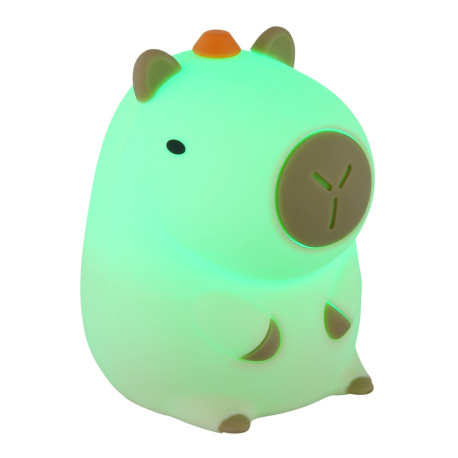 Stolové svietidlo, plast svetlý, hnedý, spínač, dotykové zapnutie/vypnutie, dotykový stmievač, RGB č 9