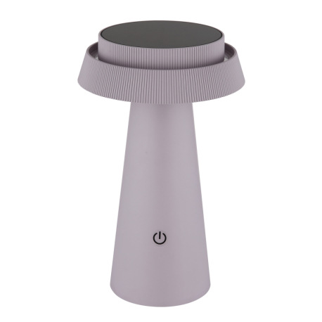 Solárne sv., plast ružový, plast čierny, dotykový stmievač, pamäť, bez adaptéra a kábla USB, bat. CR 9