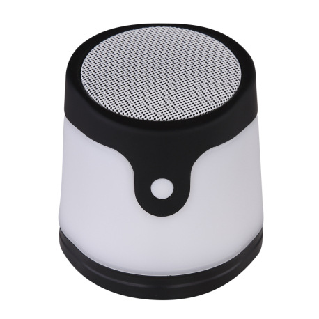 Stolová lampa, plast čierny, plast biely, Bluetooth reproduktor 5W, s AUX, USB kábel 1m, vypínač, zm 1