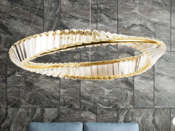 LED krištáľové svietidlo + diaľkový ovládač 40W - J6349/GCH 10