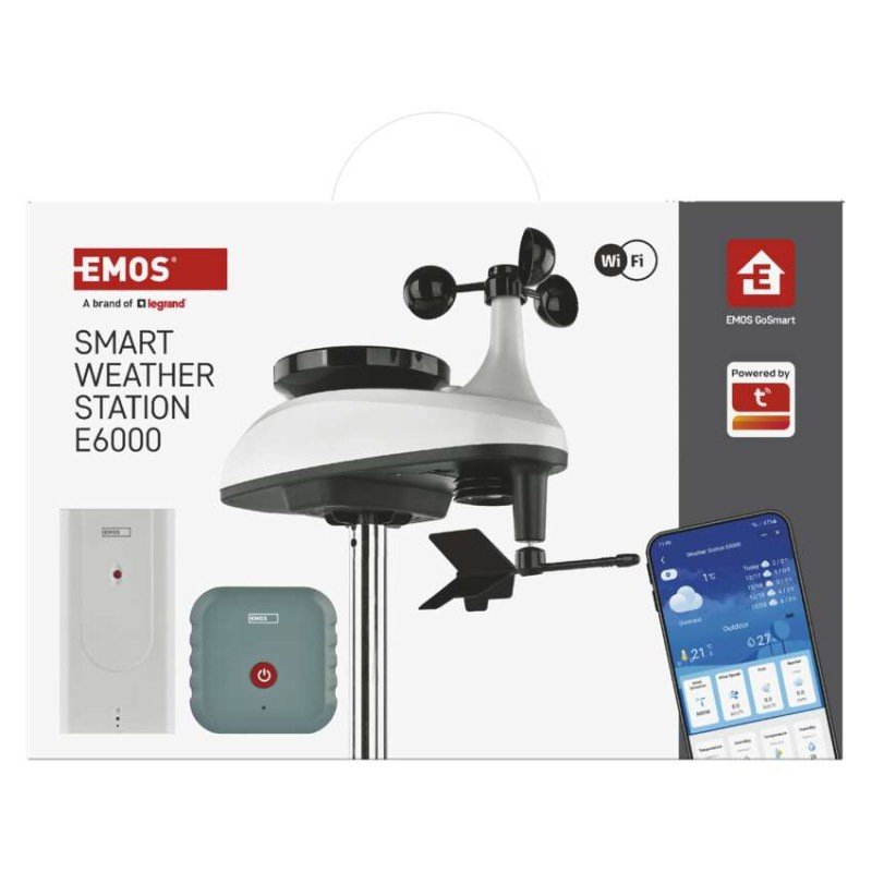 GoSmart bezdrôtová meteostanica E6000 14