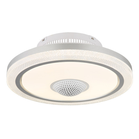 Stropný ventilátor, kov biely, hliník, plast biely, stmievateľný, niekoľko úrovní pomocou nástenného