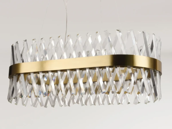 LED krištáľový luster + diaľkový ovládač 90W - J6307/C