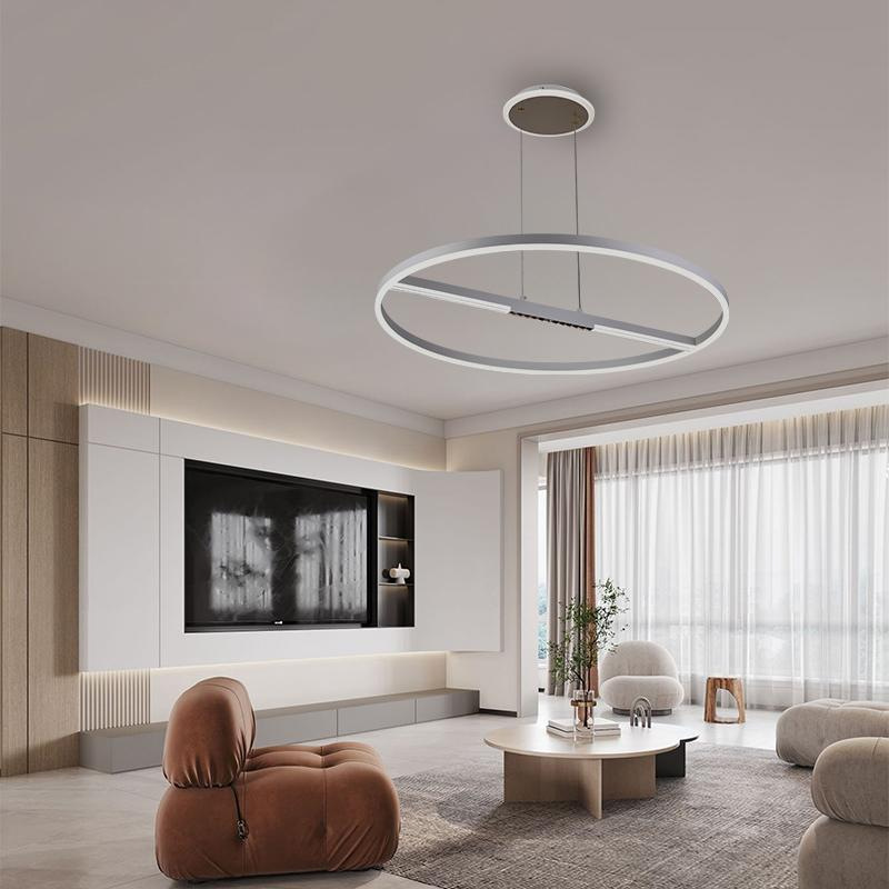 LED závesné svietidlo s diaľkovým ovládačom 95W - J7308/W 1