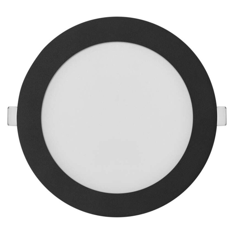 LED vstavané svietidlo NEXXO, kruhové, čierne, 12W, CCT 3