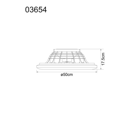 Stropný ventilátor, kov chróm, plast biely/chróm, číre akrylové krištále, stmievateľné, pamäť, diaľ. 12