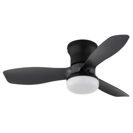 Stropný ventilátor, plast, matná čierna/antracitová/biela, stmievateľný, viacero rýchlostí pomocou n 3