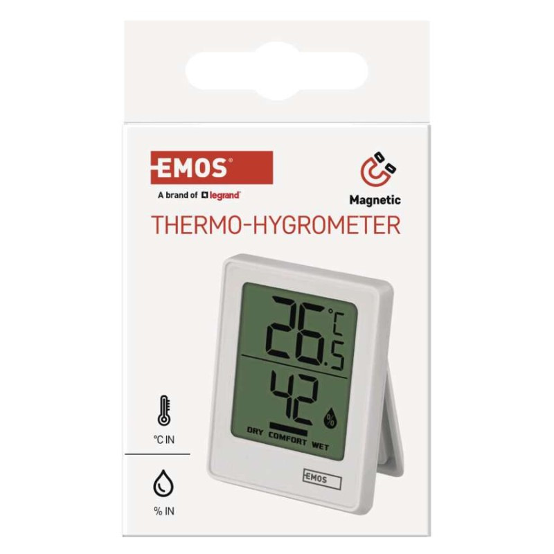 Digitálny teplomer s vlhkomerom E0345 10
