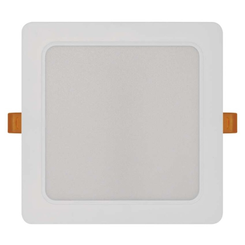 LED prisadené svietidlo RUBIC, štvorcové, biele, 18W, neutrálna biela 3