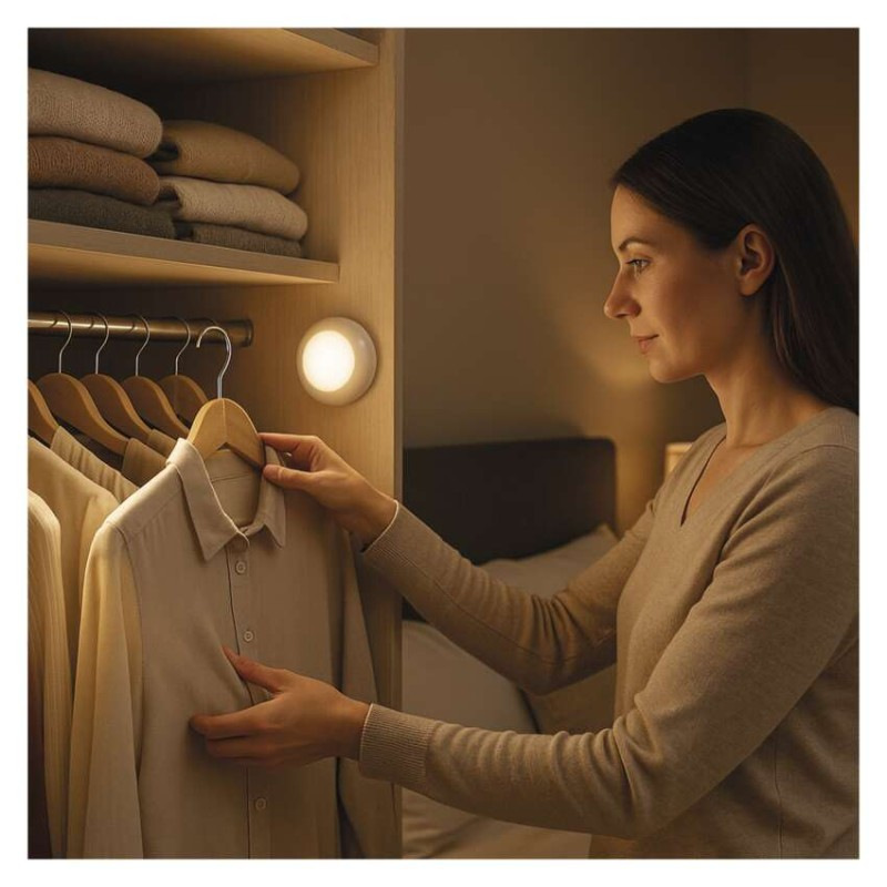 LED nočné svetlo P4722 na 3× AAA, 10 ks, display box 9