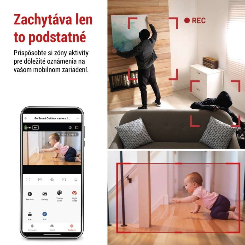 GoSmart Otočná kamera IP-220W s WiFi 3