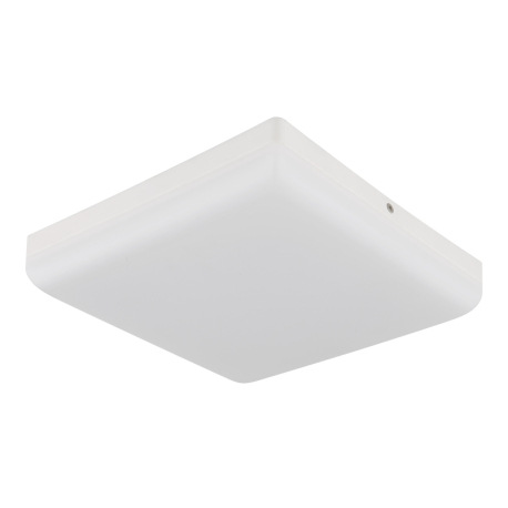 Stropné svietidlo, plast biely, DxŠxV: 220x220x50mm, vrátane LED 12W 230V, zdroj 1430lm, výstup 780l 7