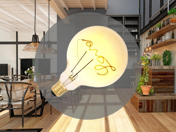 LED dekoratívna žiarovka / filament VINTAGE 2W LOVE - G125 / E27 / 2000K - ZSF112 3