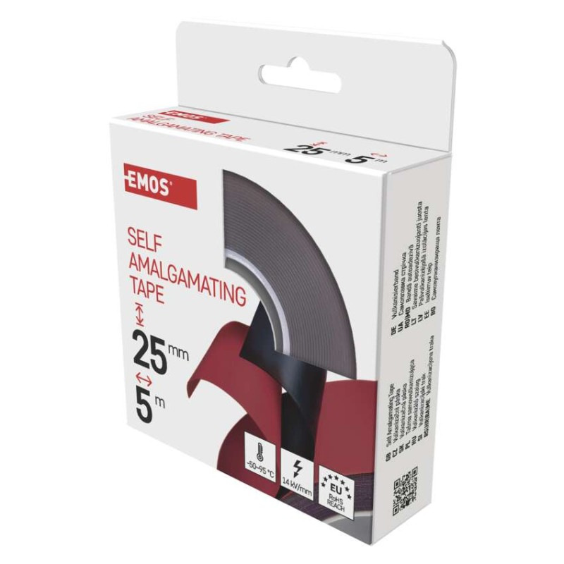 Izolačná páska samovulkanizačná 25mm / 5m čierna 8