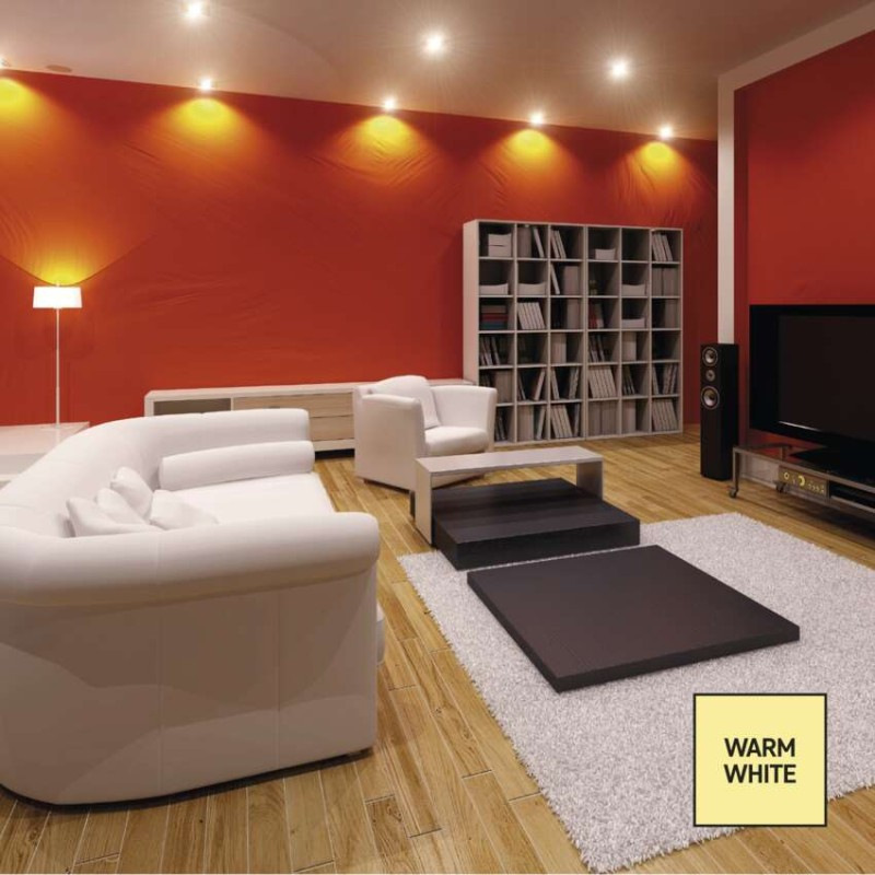 LED žiarovka Classic MR16 / GU10 / 4 W (39 W) / 450 lm / Teplá biela 6