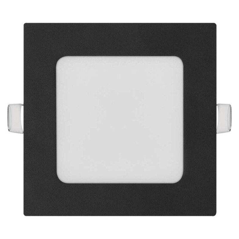 LED vstavané svietidlo NEXXO, štvorec, čierne, 7W, CCT 3