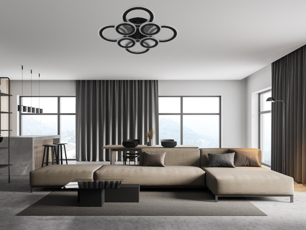 LED stropné svietidlo s diaľkovým ovládačom 200W - J3347/B 12