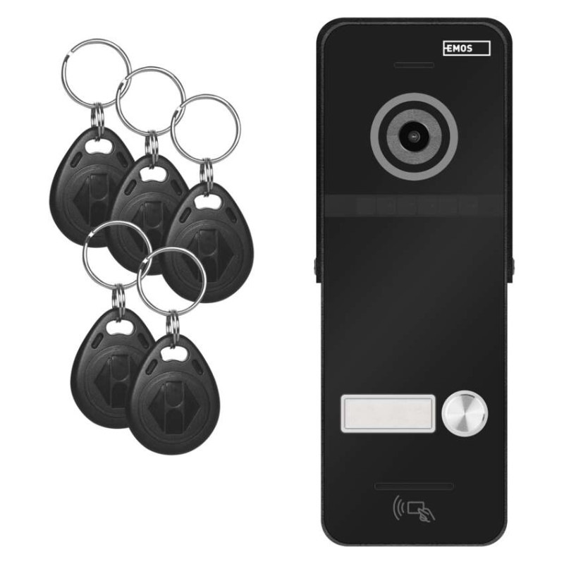 Farebná dverná kamerová jednotka EM-10AHD RF-1