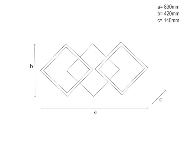 LED stropné svietidlo s diaľkovým ovládačom 85W - TA1341/B 12