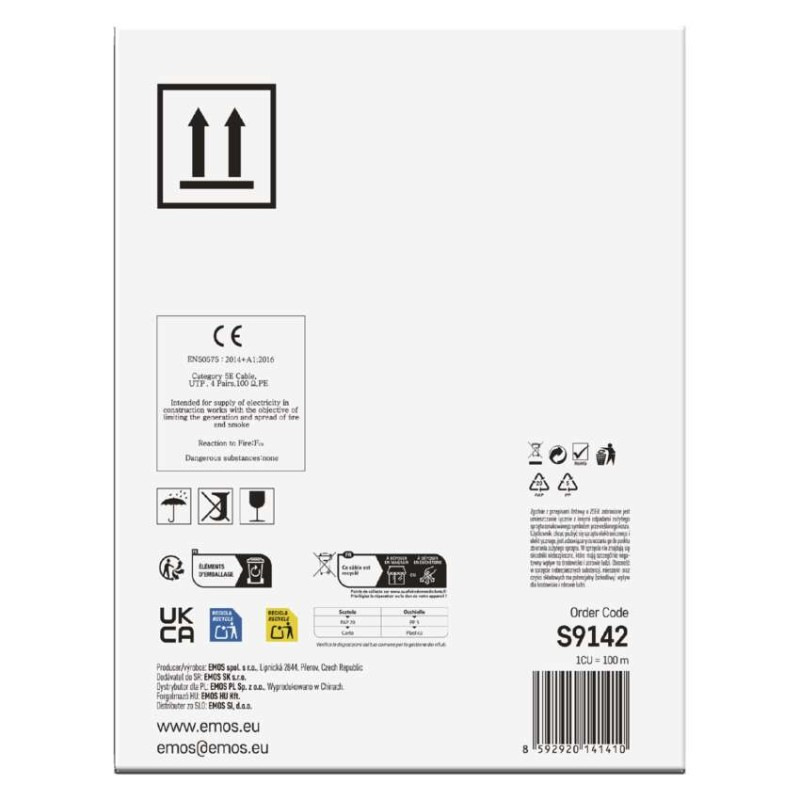 Datový kábel UTP 5E, outdoor, 100m 6
