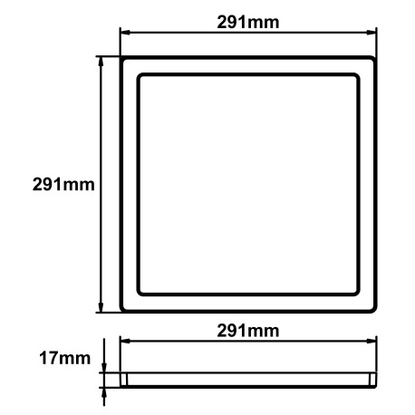 Stropné svietidlo, plast čierny, plast biely, zmena farby svetla prepínačom, fixácia farby, DxŠxV:29 20