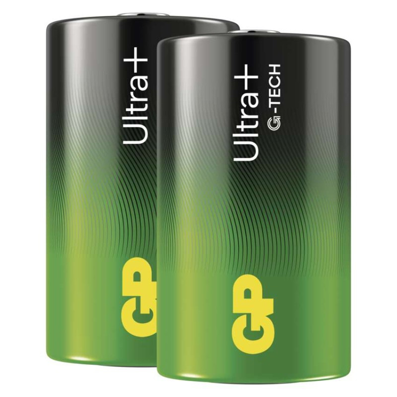 Alkalická batéria GP Ultra Plus LR20 (D), 2 ks 4