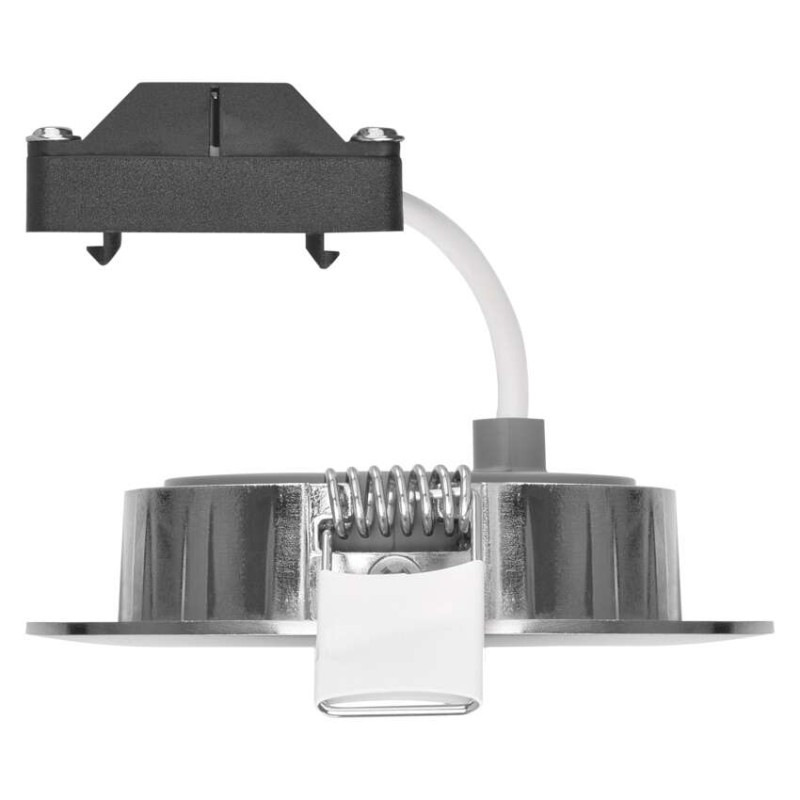 LED bodové svietidlo SIMMI strieborné, kruh 5W teplá b. 1