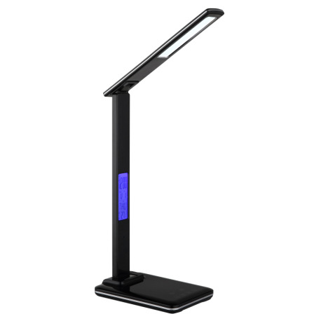 Stolové svietidlo, plast čierny, dotykové zapnutie/vypnutie, dotykový spínač plynulý, vrátane USB ká 17
