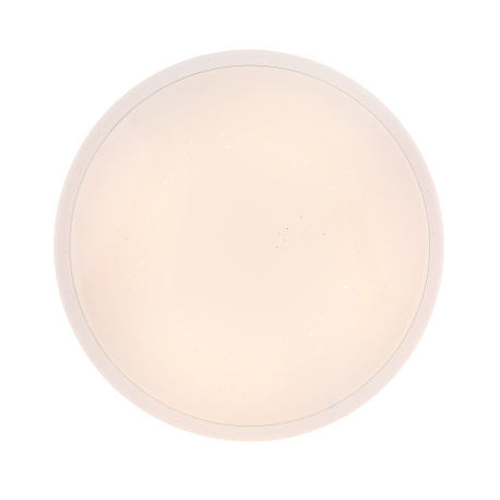 Stropné svietidlo, kov biely, plast biely, chróm, trblietavý efekt, pamäťová funkcia, zmena farby sv 3