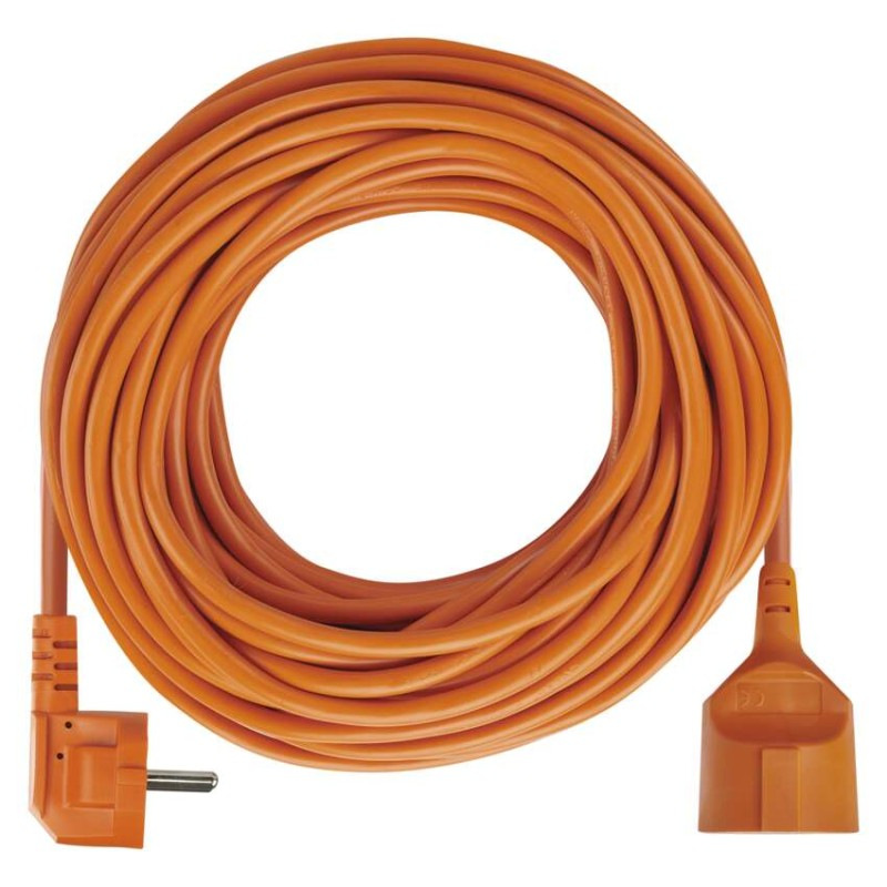 Predlžovací kábel 20 m / 1 zásuvka / oranžový / PVC / 230 V / 1,5 mm2