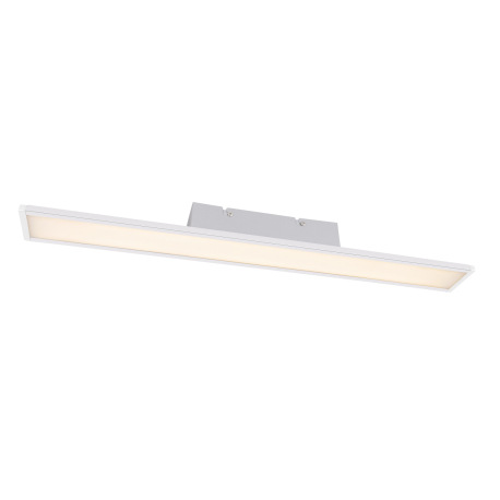 Nástenné svietidlo, nikel matný, chróm, plast opál, IP44, ŠxV:602x65, H:45, vrátane 1xLED 12W 230V,