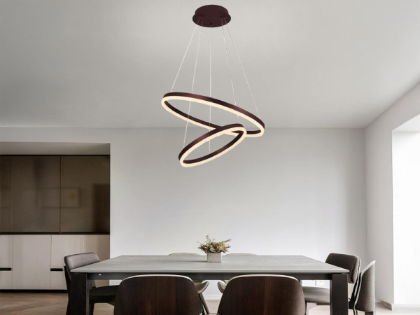 LED závesná lampa na lanku + diaľkový ovládač 70W - J4310/BR 5