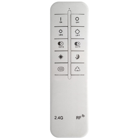 Stropné svietidlo, biele, plast opál, s 6W 70db reproduktorom, Bluetooth, zmena farby svetla 3000-60 10