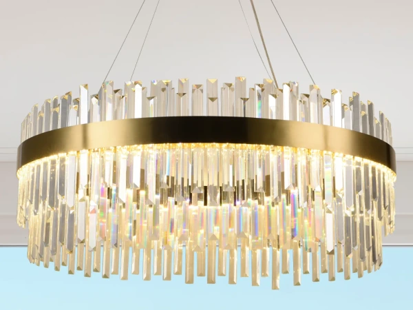 LED krištáľový luster + diaľkový ovládač 110W - J6311/C 10