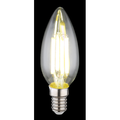 LED žiarovka, sklo priehľadné, ø: 35mm, V:98mm, E14 6W 230V, 800lm zdroj, 800lm výstup, 4000K 1